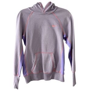 Nike Therma Fit Fleece Lined Lilac Size Small Hoodie Sweatshirt Athletic